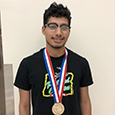  CTHS 2018 graduate Ramiro Silva poses with his UIL State Solo and Ensemble medal.  